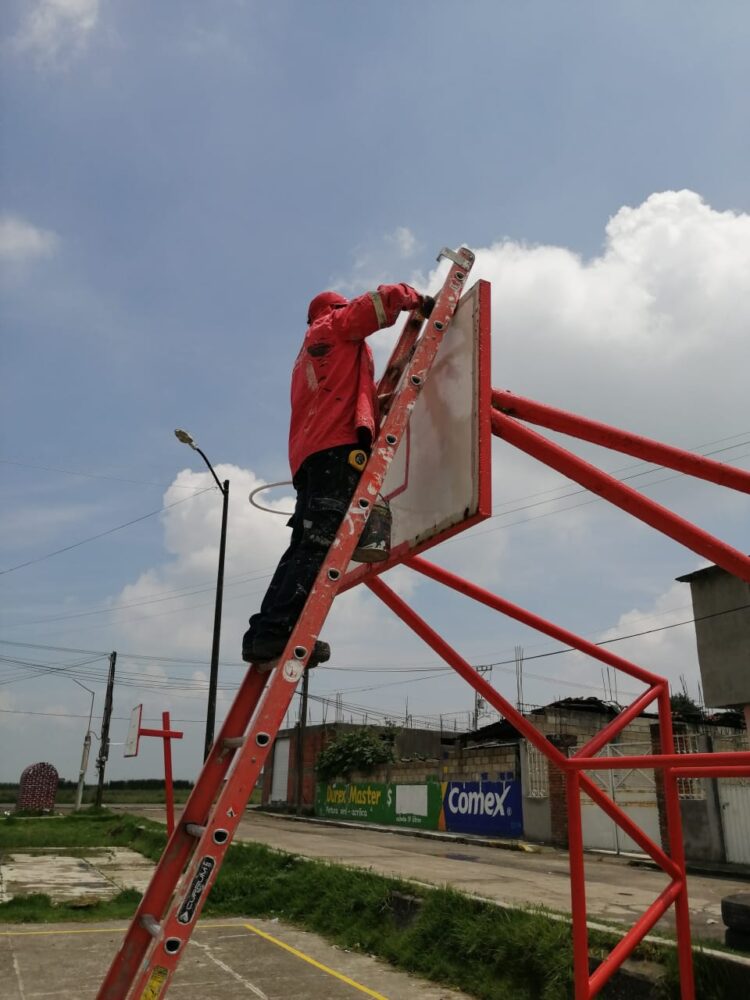 Mantenimiento en Toluca a 26 canchas de basquetbol | El Trinar